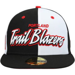 Script Pinwheel 59FIFTY Fitted Hat - Black/White | New Era online