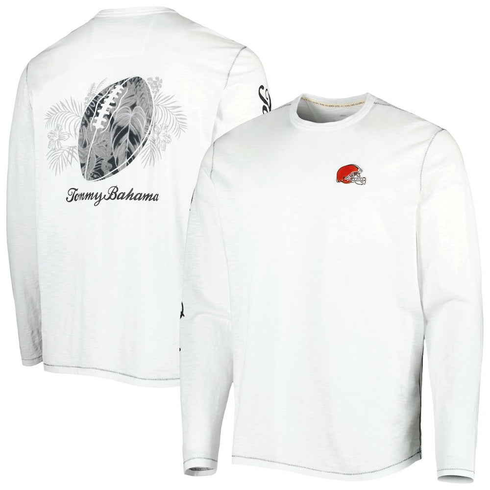 Cleveland Browns Laces Out Billboard Long Sleeve T-Shirt - White discount
