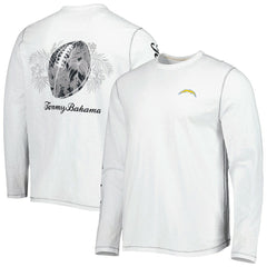 Los Angeles Chargers Laces Out Billboard Long Sleeve T-Shirt - White for sale