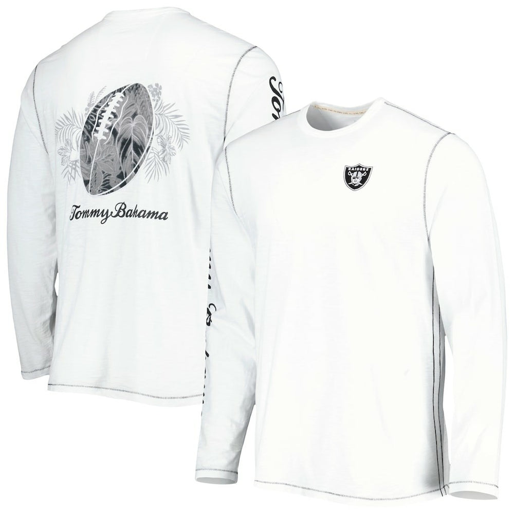 Las Vegas Raiders Laces Out Billboard Long Sleeve T-Shirt - White discount