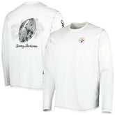 Pittsburgh Steelers Laces Out Billboard Long Sleeve T-Shirt - White outlet