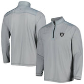 Las Vegas Raiders On Deck IslandZone Half-Zip Jacket - Gray online