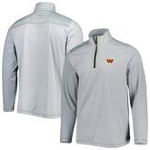 Washington Commanders On Deck IslandZone Half-Zip Jacket - Gray cheap