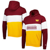 Washington Commanders New Era Colorblock Current Pullover Hoodie - Gold outlet