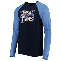 Tennessee Titans New Era Current Raglan Long Sleeve T-Shirt - Navy for sale