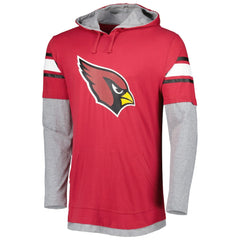 Arizona Cardinals New Era Long Sleeve Hoodie T-Shirt - Cardinal cheap