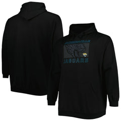 Jacksonville Jaguars Big & Tall Pop of Color Pullover Hoodie - Black online