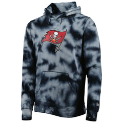 Tampa Bay Buccaneers New Era Team Tie-Dye Pullover Hoodie - Black sale