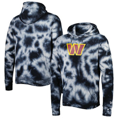 Washington Commanders New Era Team Tie-Dye Pullover Hoodie - Black for sale