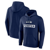 Seattle Seahawks 12 North Pullover Hoodie - College Navy discount