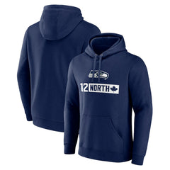 Seattle Seahawks 12 North Pullover Hoodie - College Navy discount