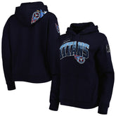 Tennessee Titans Pro Standard Women's Local Patch Pullover Hoodie - Navy discount