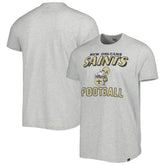 New Orleans Saints '47 Dozer Franklin Lightweight T-Shirt - Gray for sale
