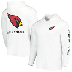 Arizona Cardinals Vineyard Vines Local Long Sleeve Hoodie T-Shirt - White online