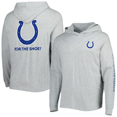 Indianapolis Colts Vineyard Vines Local Long Sleeve Hoodie T-Shirt - Heathered Gray on sale