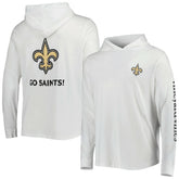 New Orleans Saints Vineyard Vines Local Long Sleeve Hoodie T-Shirt - White online