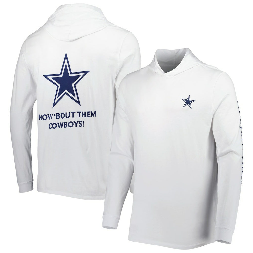 Dallas Cowboys Vineyard Vines Local Long Sleeve Hoodie T-Shirt - White for sale