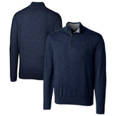 Baltimore Ravens Cutter & Buck Lakemont Quarter-Zip Pullover Sweater - Navy sale