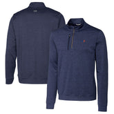 Buffalo Bills Cutter & Buck Big & Tall Stealth Quarter-Zip Jacket - Heathered Navy for sale