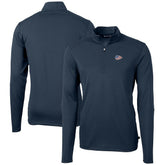 Kansas City Chiefs Cutter & Buck Big & Tall Virtue Eco Pique Recycled Quarter-Zip Jacket - Navy outlet