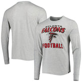 Atlanta Falcons '47 Dozer Franklin Long Sleeve T-Shirt - Heathered Gray outlet