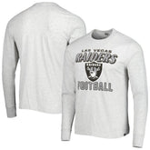 Las Vegas Raiders '47 Dozer Franklin Long Sleeve T-Shirt - Heathered Gray outlet