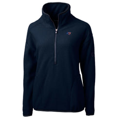 Tampa Bay Buccaneers Cutter & Buck Women's Americana Cascade Eco Sherpa Fleece Half-Zip Pullover Jacket - Navy outlet