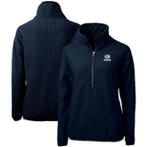 Green Bay Packers Cutter & Buck Women's Americana Cascade Eco Sherpa Fleece Half-Zip Pullover Jacket - Navy discount
