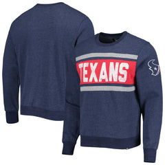 Houston Texans '47 Bypass Tribeca Pullover Sweatshirt - Heather Navy discount