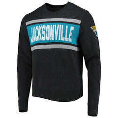 Jacksonville Jaguars '47 Bypass Tribeca Pullover Sweatshirt - Heathered Black outlet