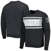 Las Vegas Raiders '47 Bypass Tribeca Pullover Sweatshirt - Heathered Black for sale