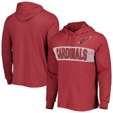 Arizona Cardinals '47 Field Franklin Hooded Long Sleeve T-Shirt - Cardinal discount