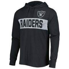 Las Vegas Raiders '47 Field Franklin Hooded Long Sleeve T-Shirt - Black outlet