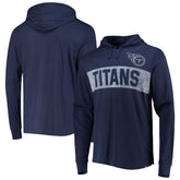 Tennessee Titans '47 Field Franklin Hooded Long Sleeve T-Shirt - Navy online