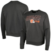 Cleveland Browns '47 Locked In Headline Pullover Sweatshirt - Charcoal discount