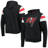 Tampa Bay Buccaneers '47 Premier Nico Pullover Hoodie - Heathered Black for sale