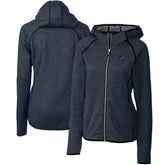 Miami Dolphins Cutter & Buck Women's Mainsail Full-Zip Jacket - Heathered Navy discount