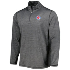 Chicago Cubs Tommy Bahama Delray IslandZone Half-Zip Top - Charcoal