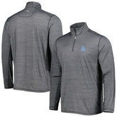 Los Angeles Dodgers Tommy Bahama Delray IslandZone Half-Zip Top - Gray