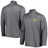 San Diego Padres Tommy Bahama Delray IslandZone Half-Zip Top - Gray