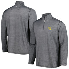 San Diego Padres Tommy Bahama Delray IslandZone Half-Zip Top - Gray