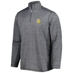 San Diego Padres Tommy Bahama Delray IslandZone Half-Zip Top - Gray
