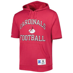 Arizona Cardinals Washed Short Sleeve Pullover Hoodie - Cardinal outlet