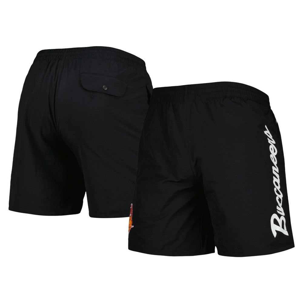 Tampa Bay Buccaneers Team Essentials Nylon Shorts - Black on sale