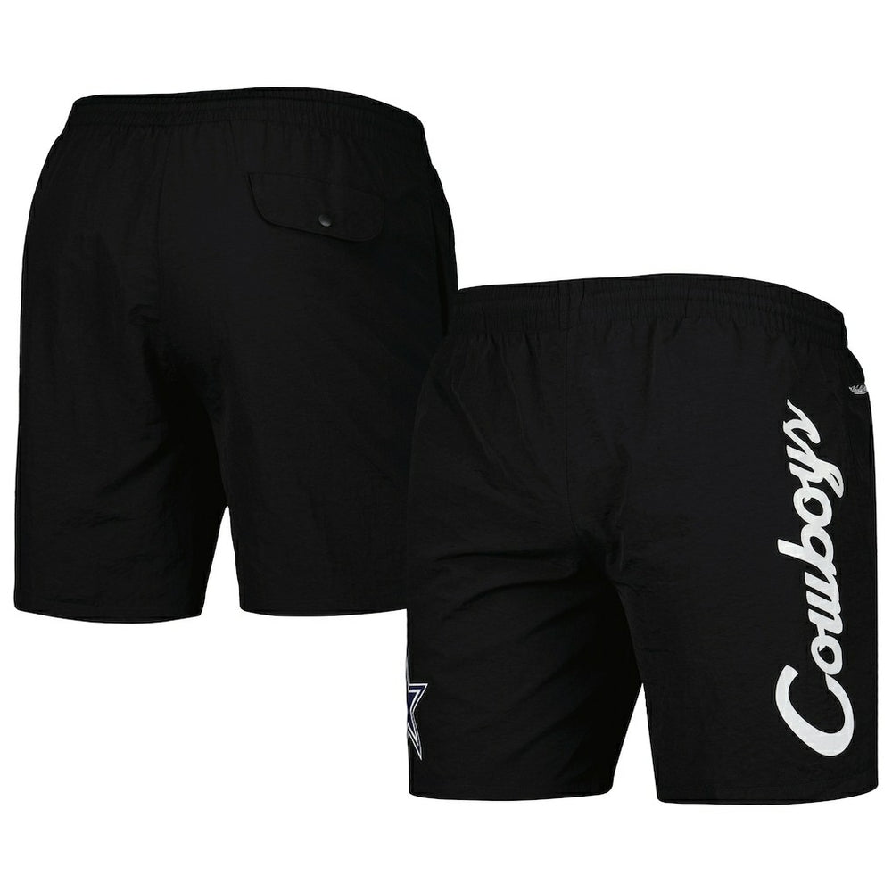 Dallas Cowboys Team Essentials Nylon Shorts - Black outlet
