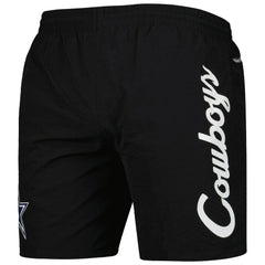 Dallas Cowboys Team Essentials Nylon Shorts - Black outlet