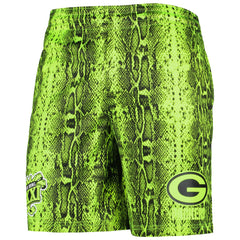 Green Bay Packers New Era Summer Pop Shorts - Neon Green discount