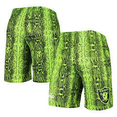 Las Vegas Raiders New Era Summer Pop Shorts - Neon Green sale