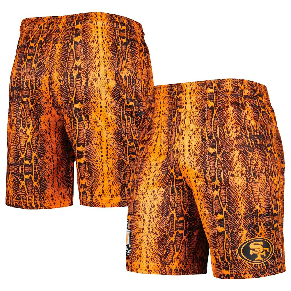 San Francisco 49ers New Era Summer Pop Shorts - Orange discount