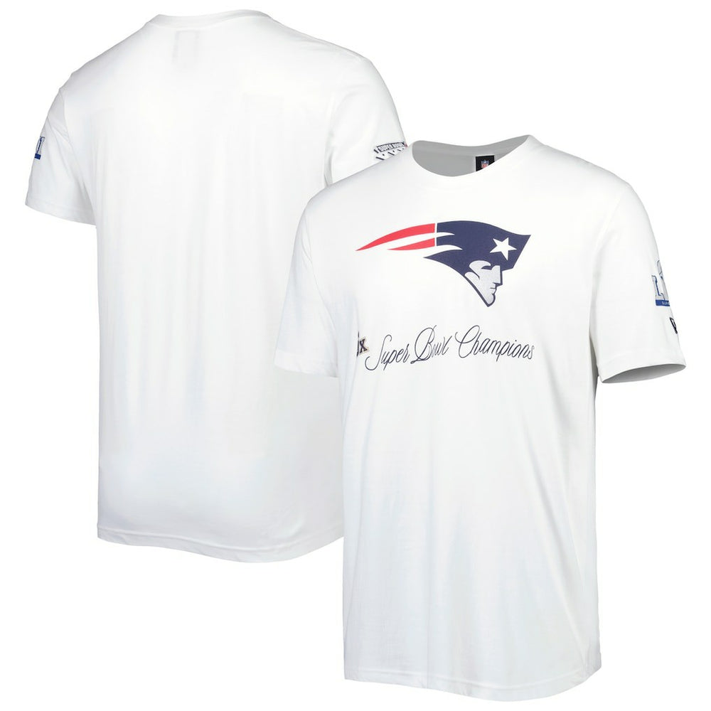 New England Patriots New Era Historic Champs T-Shirt - White outlet